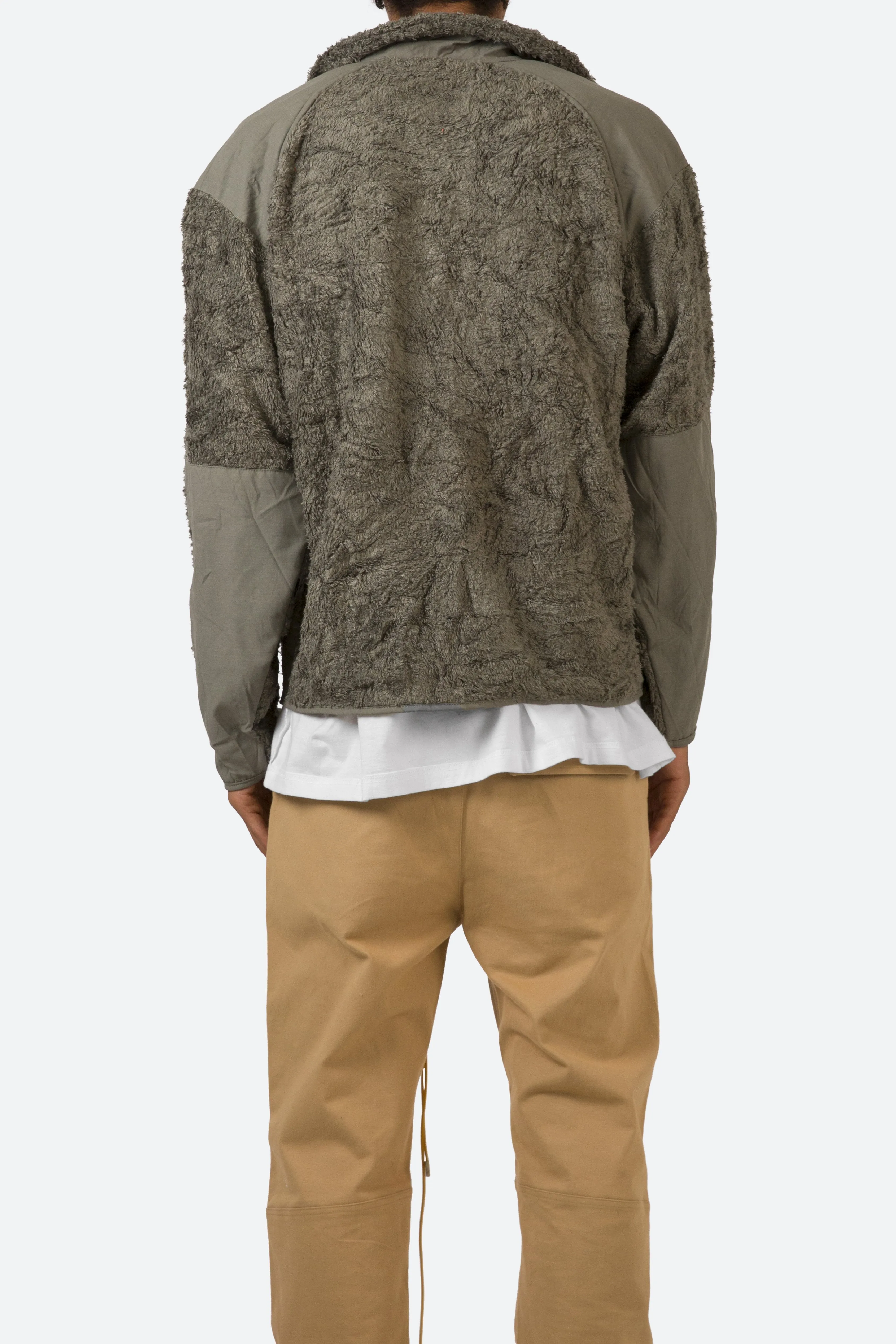 Military Sherpa Jacket - Drab