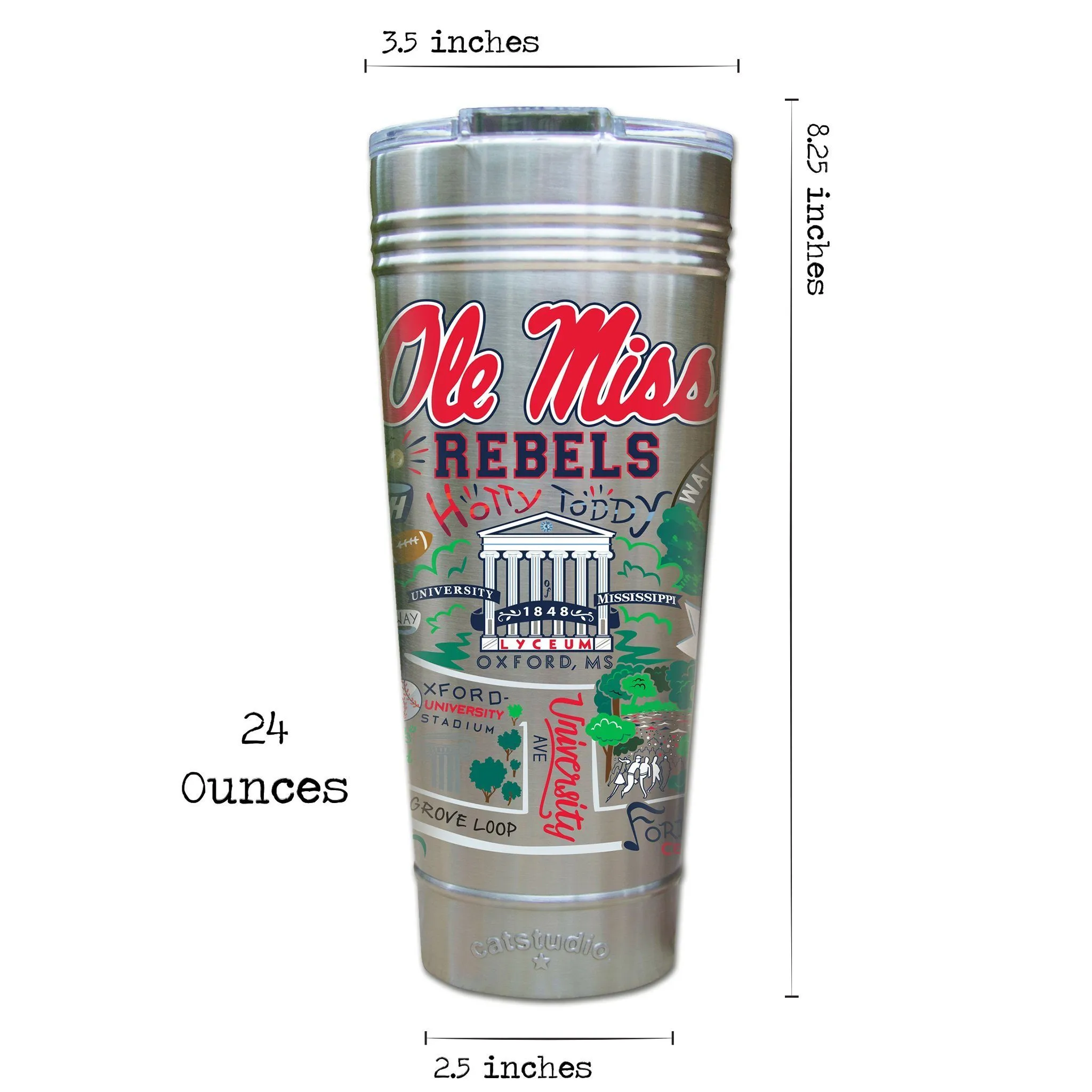 Mississippi, University of (Ole Miss) Collegiate Thermal Tumbler