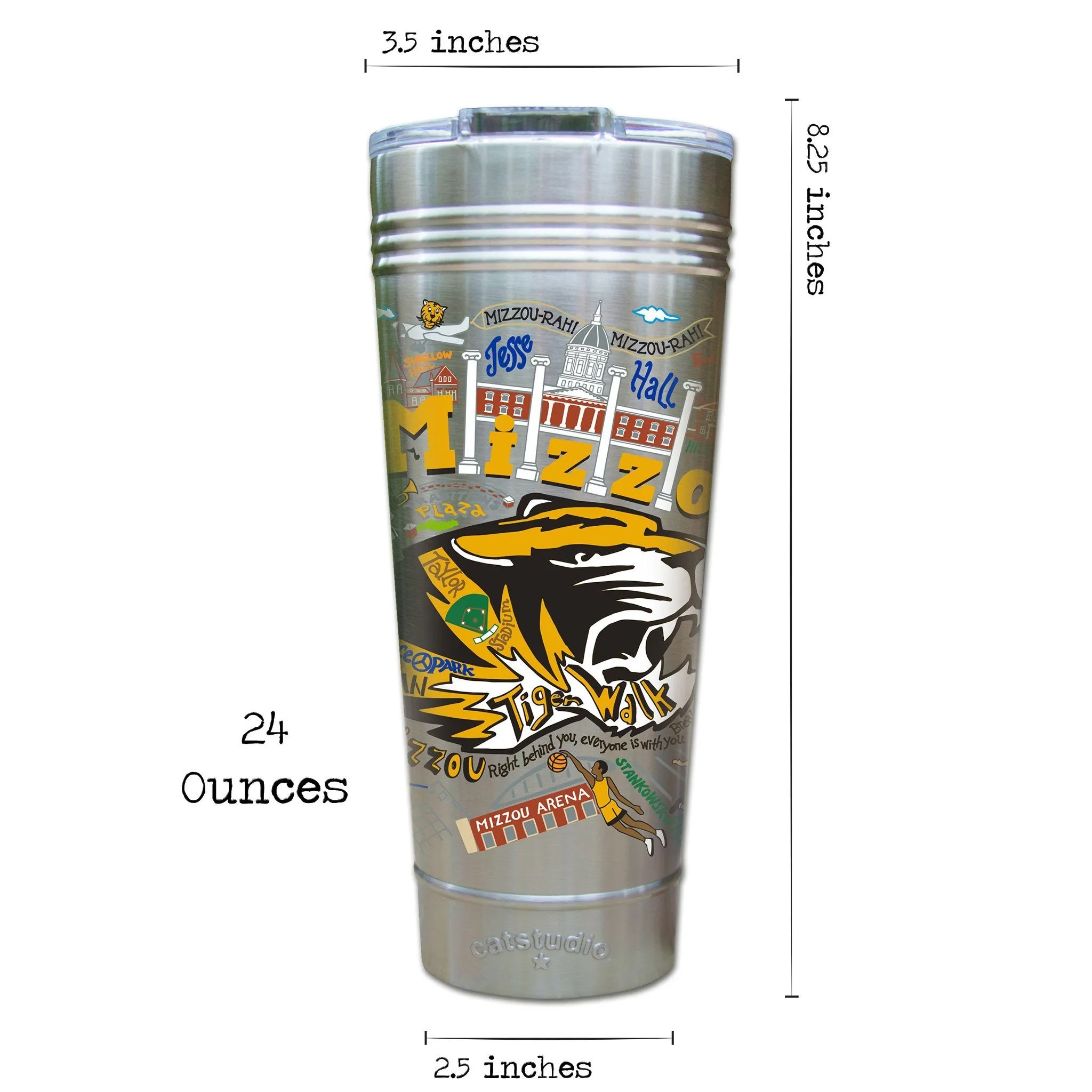 Missouri, University of (Mizzou) Collegiate Thermal Tumbler