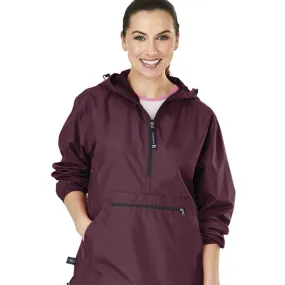 MONOGRAM MAROON ADULT  RAIN PULLOVER