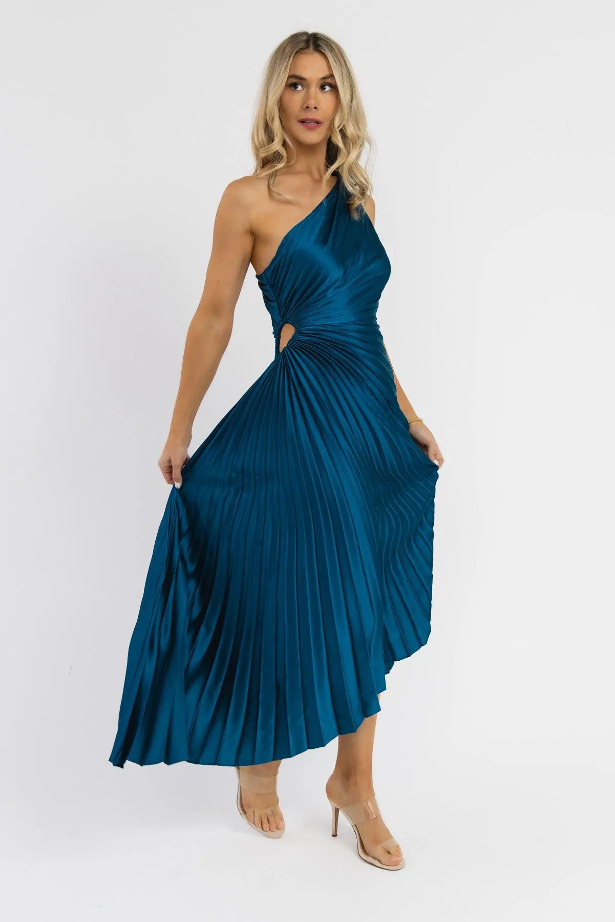 Monroe Blue Maxi Dress - Final Sale