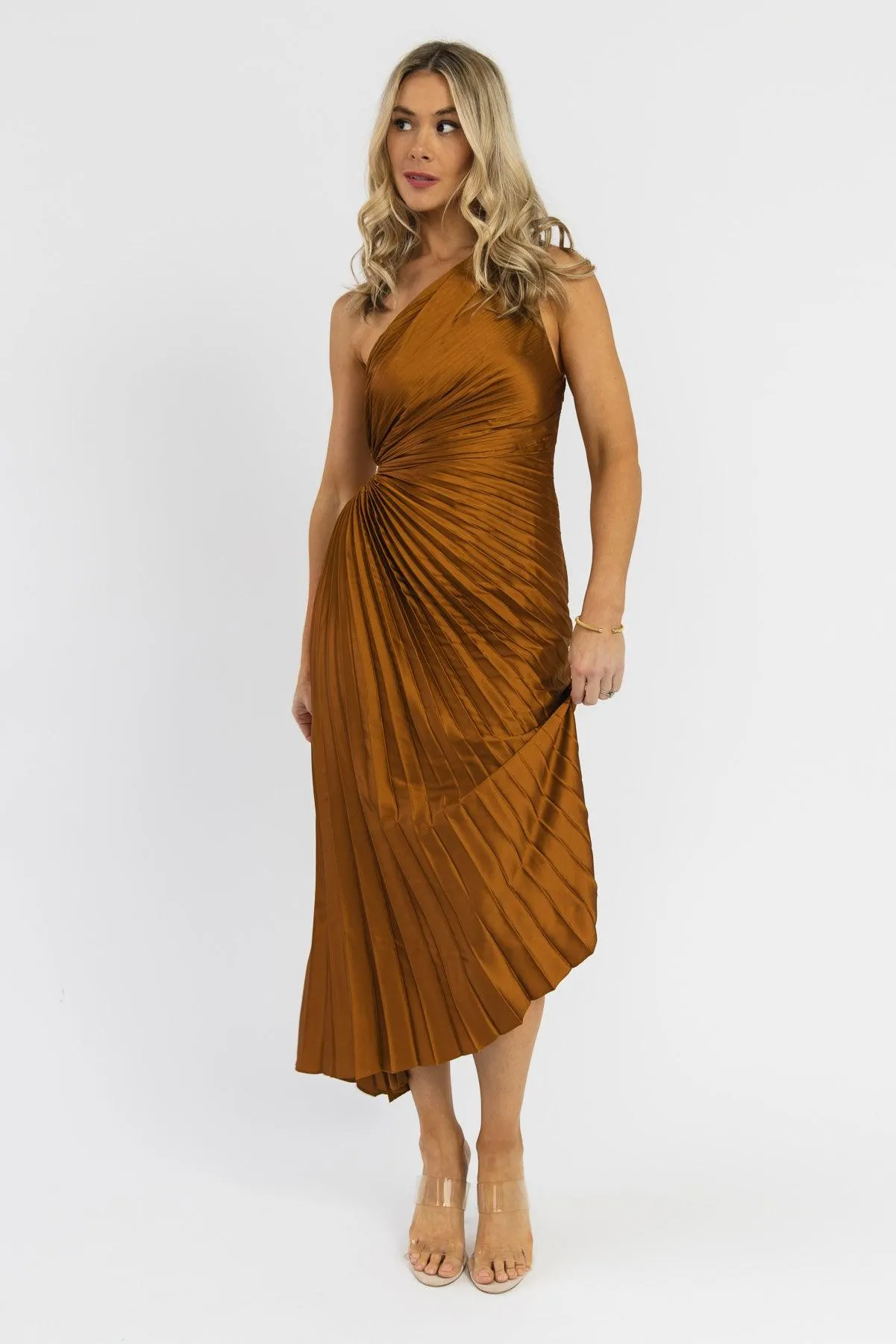 Monroe Golden Maxi Dress