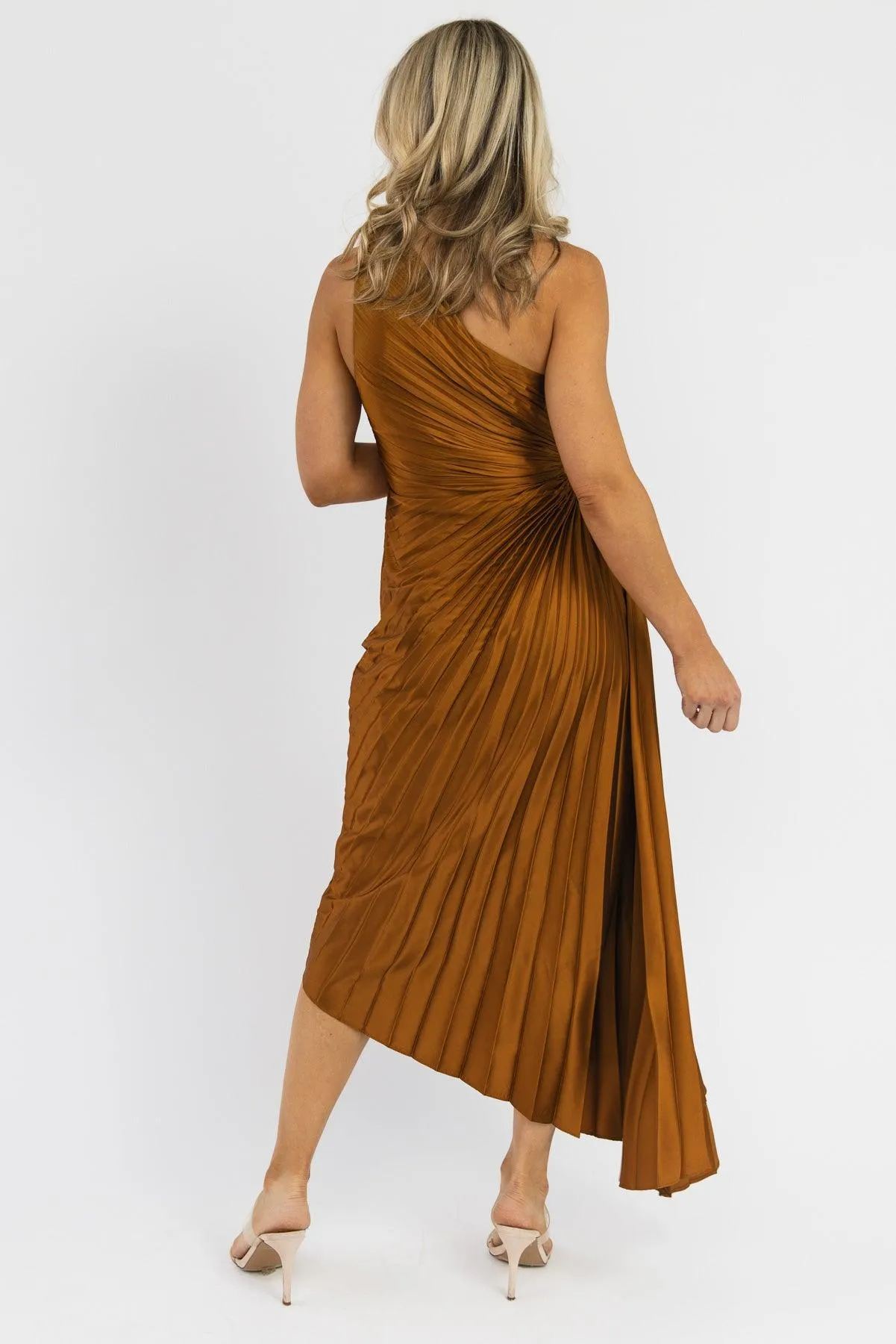 Monroe Golden Maxi Dress