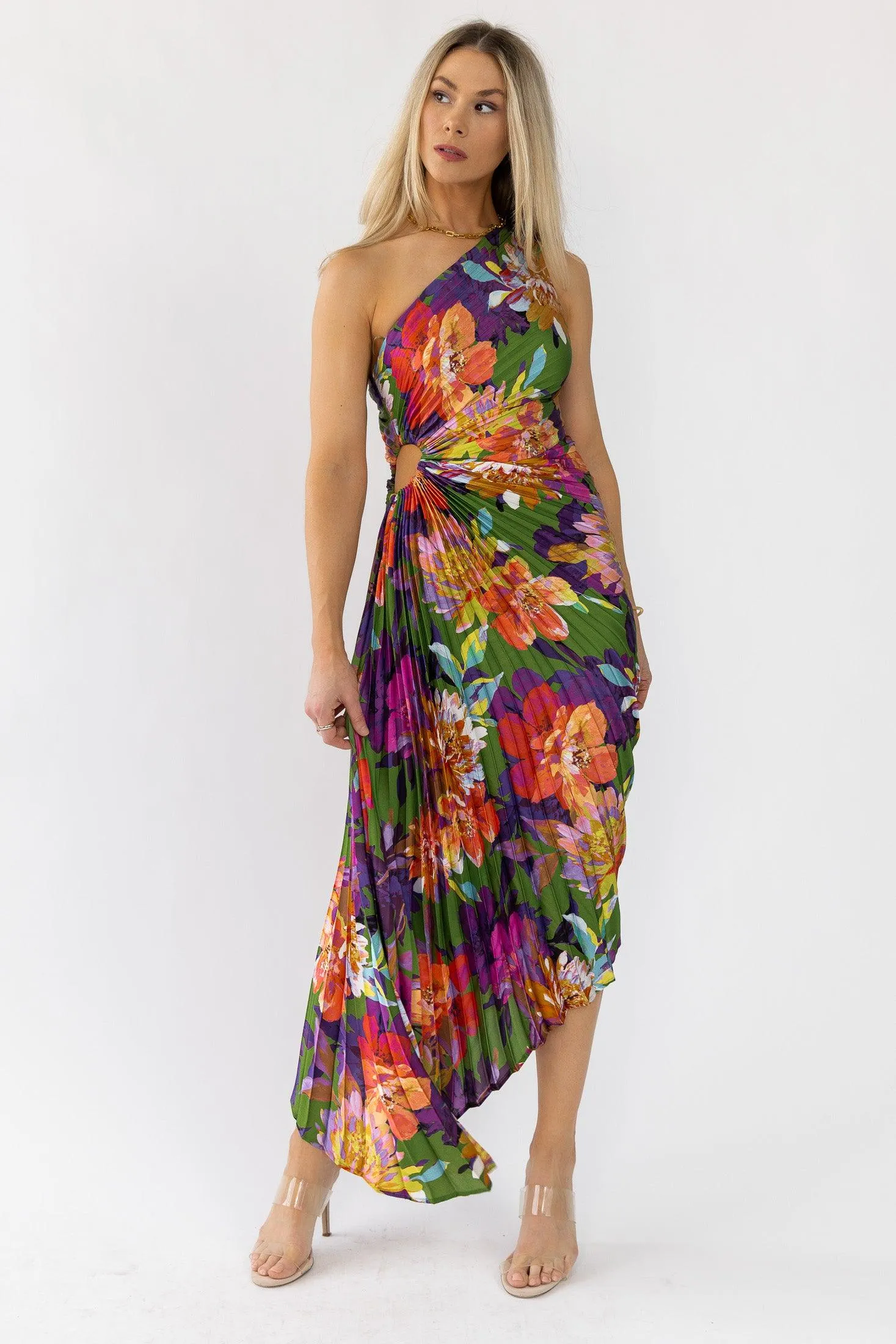 Monroe Purple Floral Maxi Dress