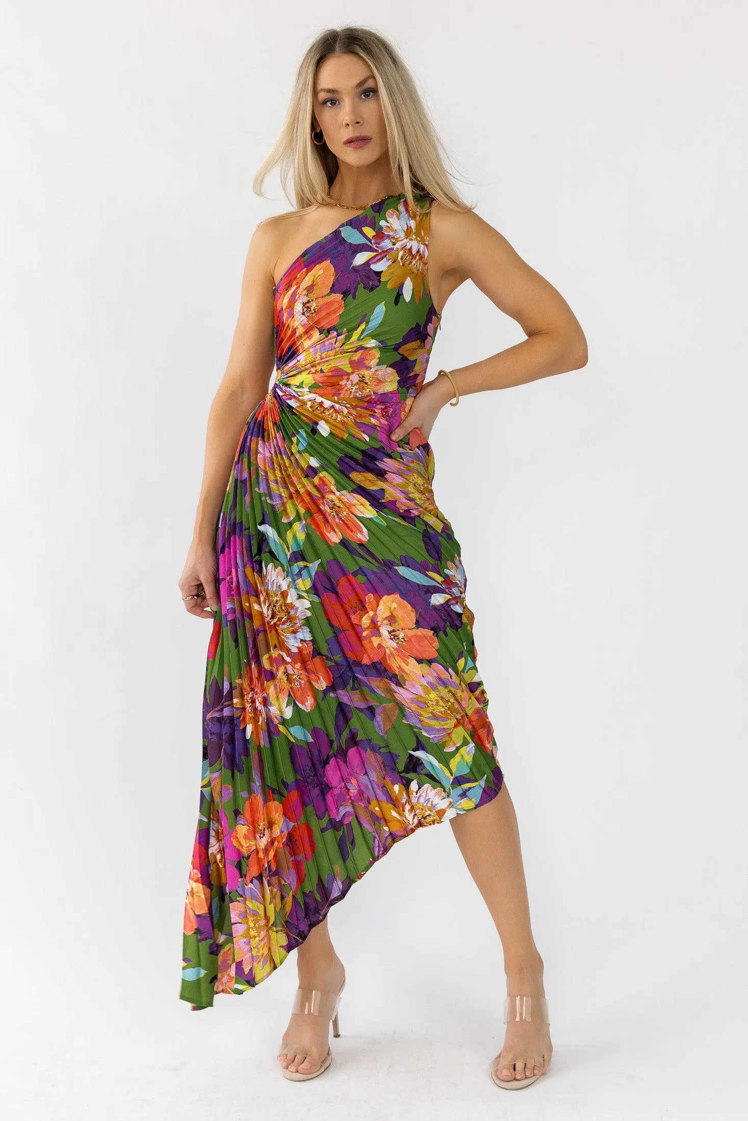 Monroe Purple Floral Maxi Dress