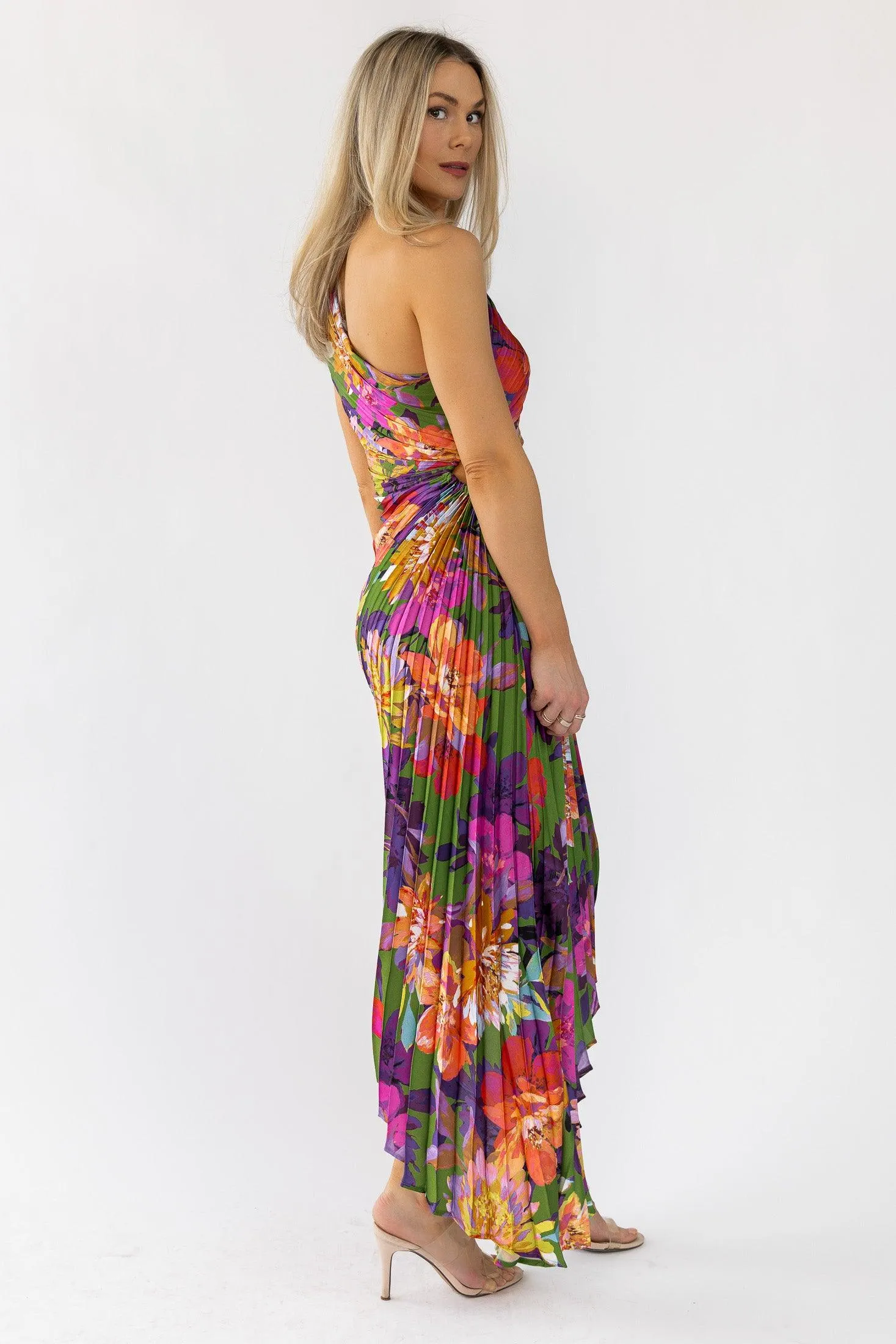 Monroe Purple Floral Maxi Dress