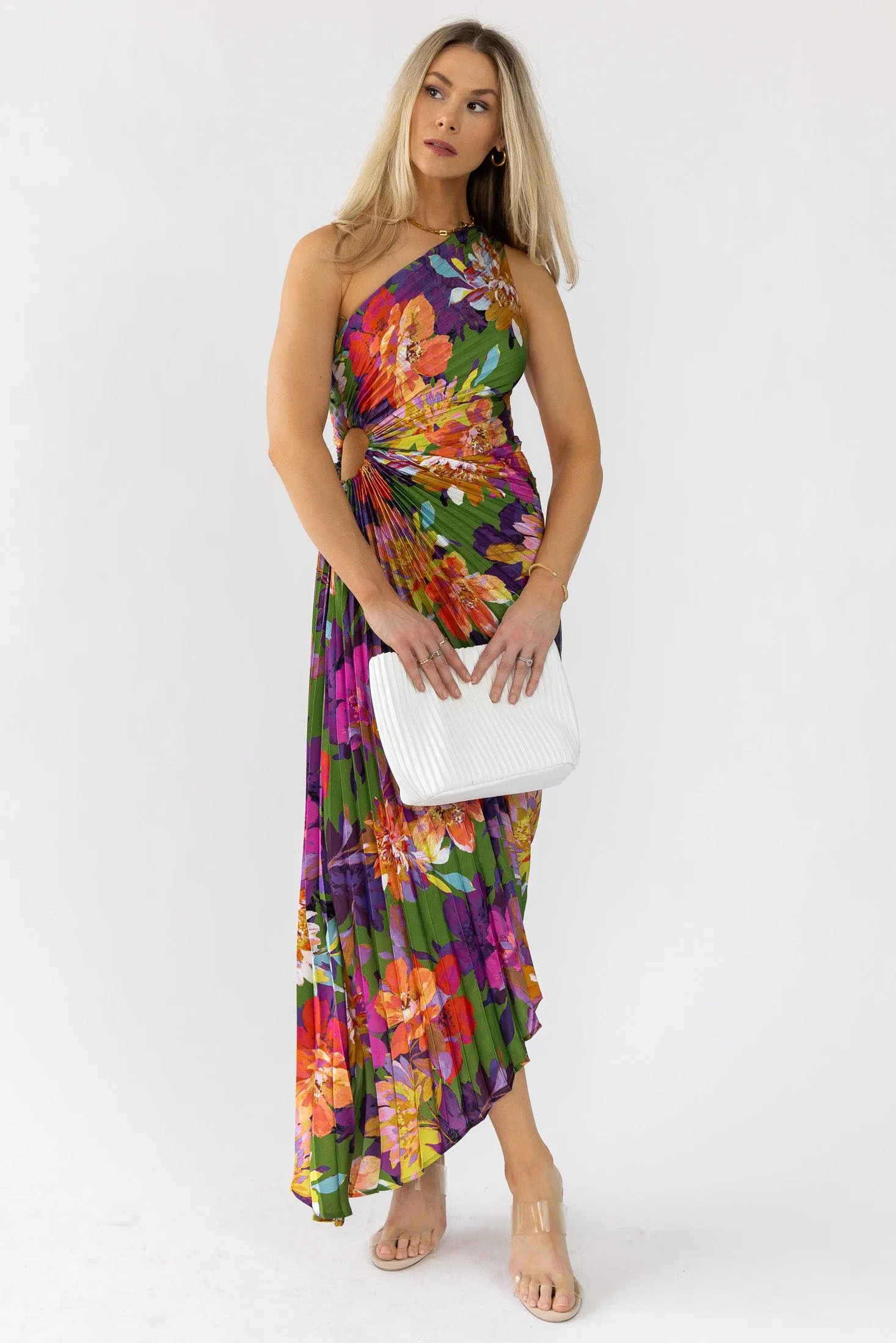 Monroe Purple Floral Maxi Dress