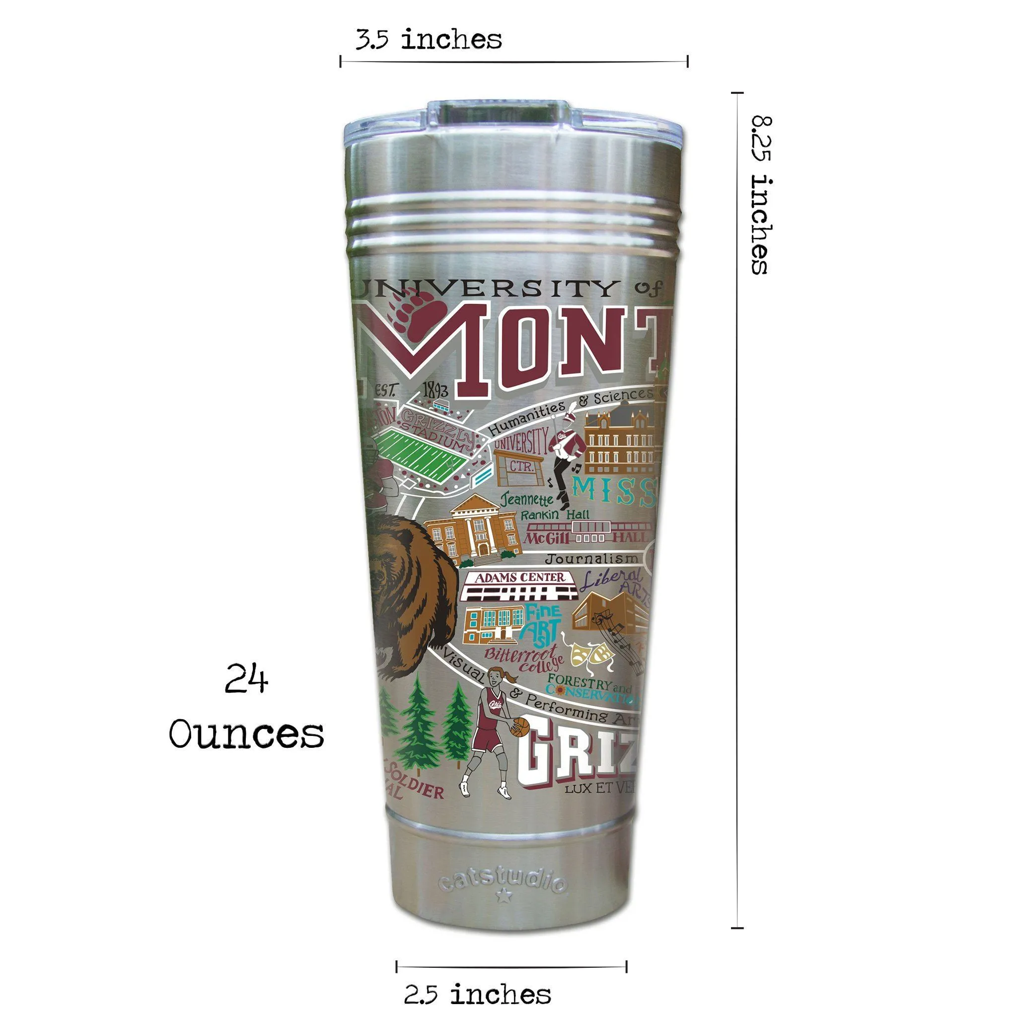 Montana, University of Collegiate Thermal Tumbler