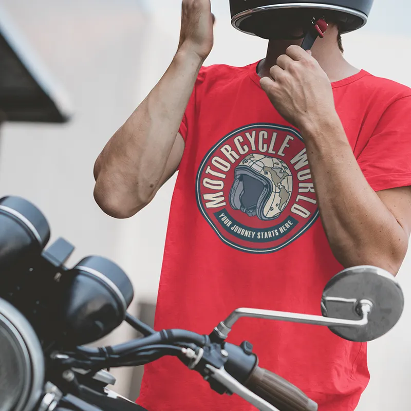 MOTORCYCLE WORLD T SHIRT