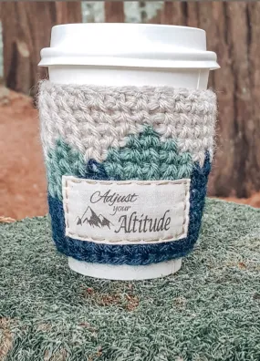 Mountain Range Coffee Cozy