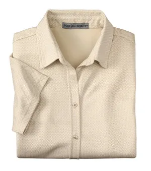 NEW  Port Authority? - Ladies Herringbone Sport Shirt with Wicking.  L495