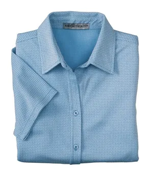 NEW  Port Authority? - Ladies Herringbone Sport Shirt with Wicking.  L495