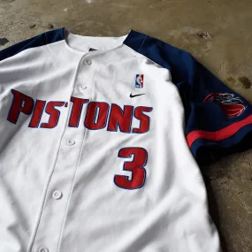 NIKE NBA “Detroit Pistons” ベースボールシャツ 240820