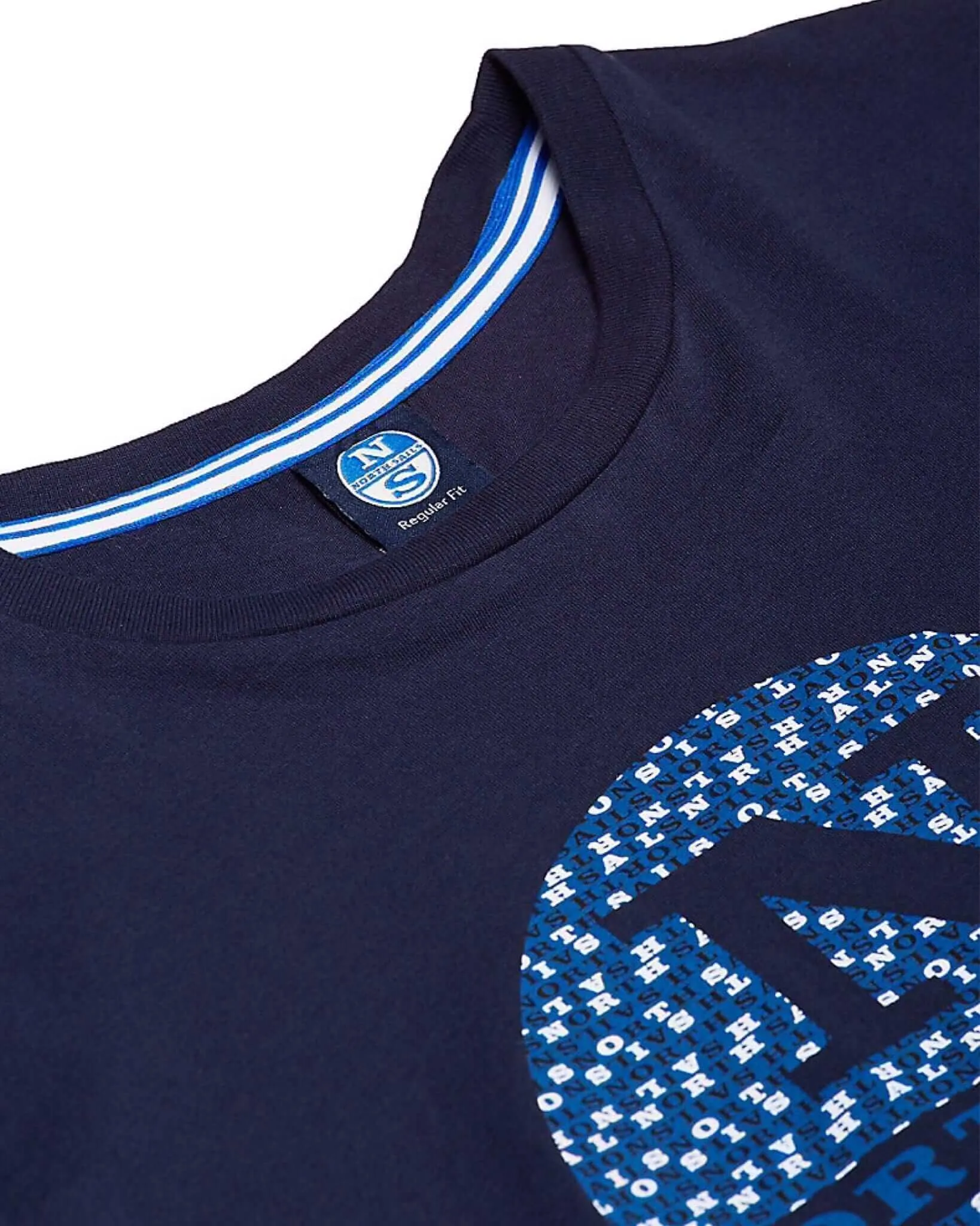 North Sails Graphic Logo T Shirt Navy