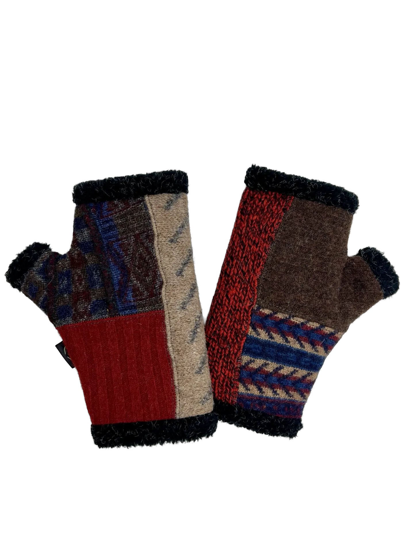 One of a Kind Arctic Fingerless Gloves 337