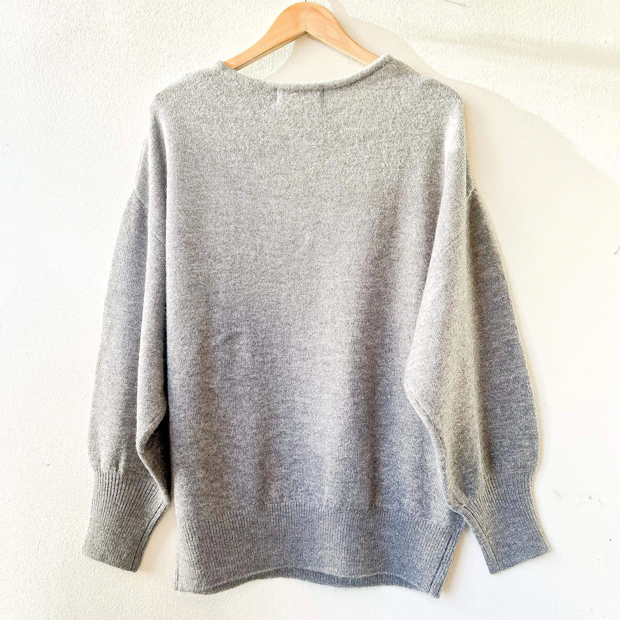 OPTIM | Wool Blend Dolman Knit Pullover