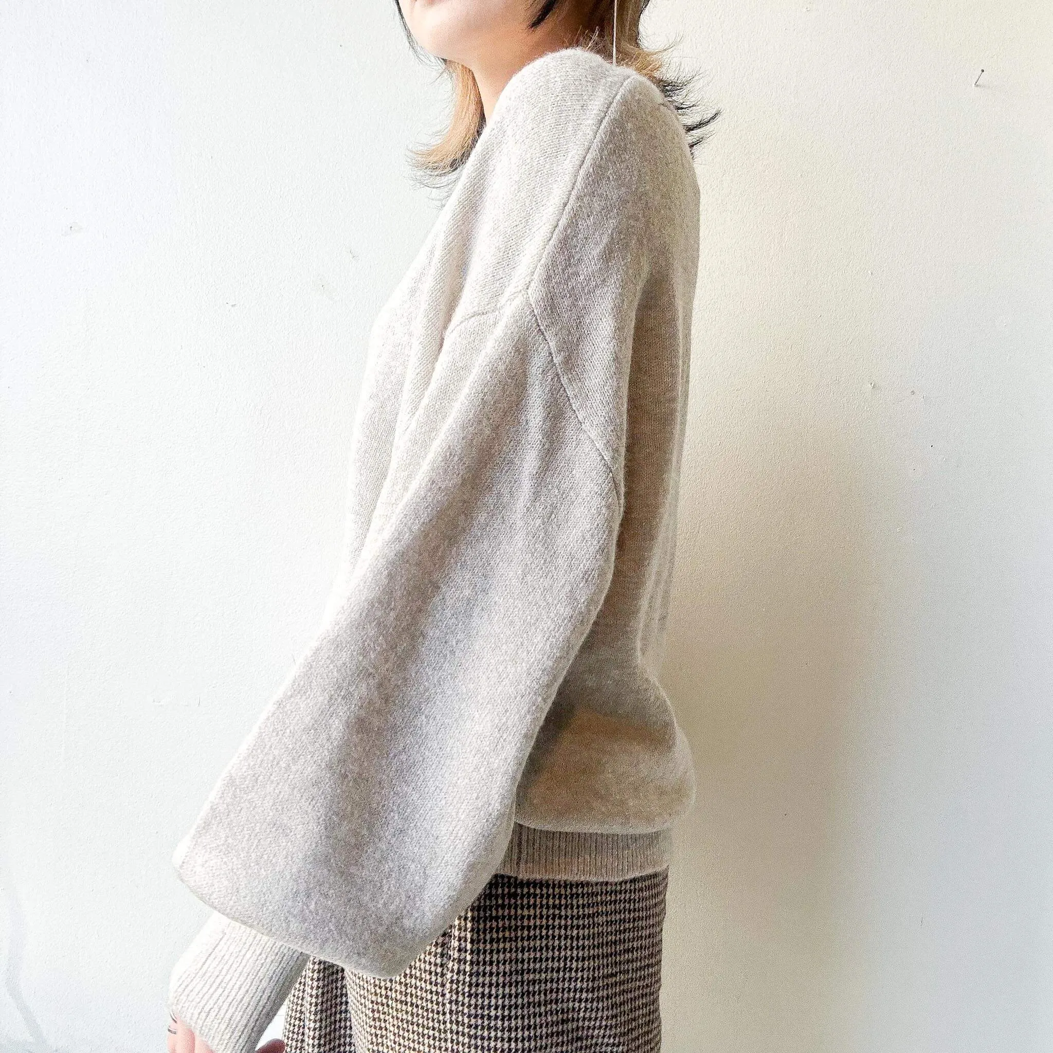 OPTIM | Wool Blend Dolman Knit Pullover