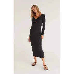 ORLA RIB MIDI DRESS