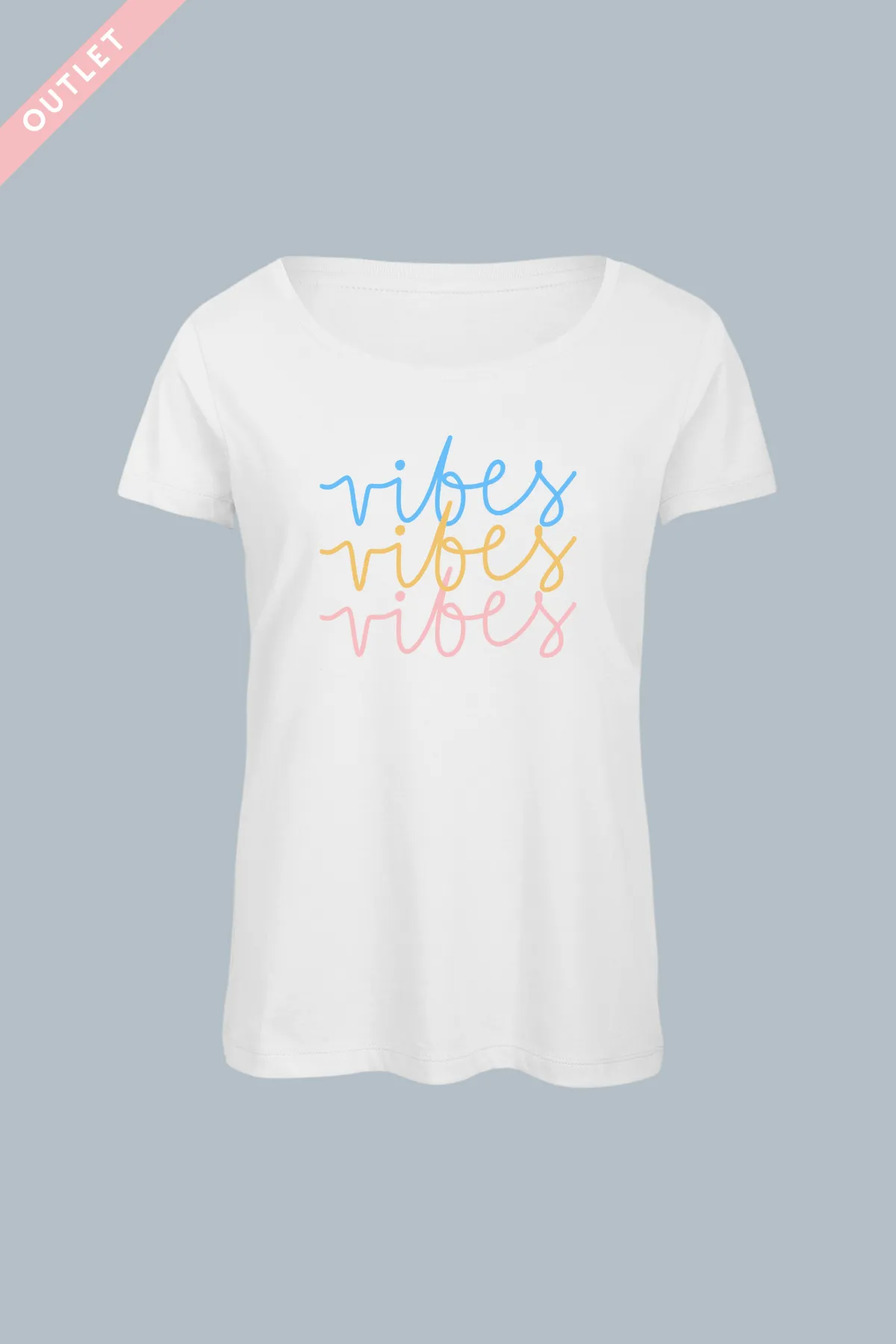 Outlet - White Vibes T-Shirt