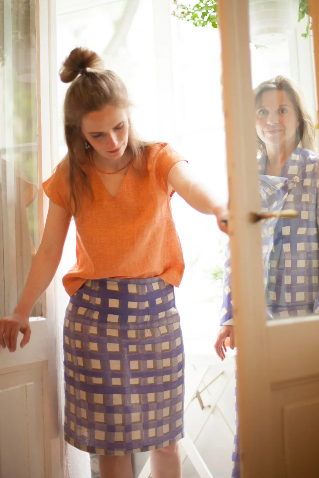 Pencil Skirt Check