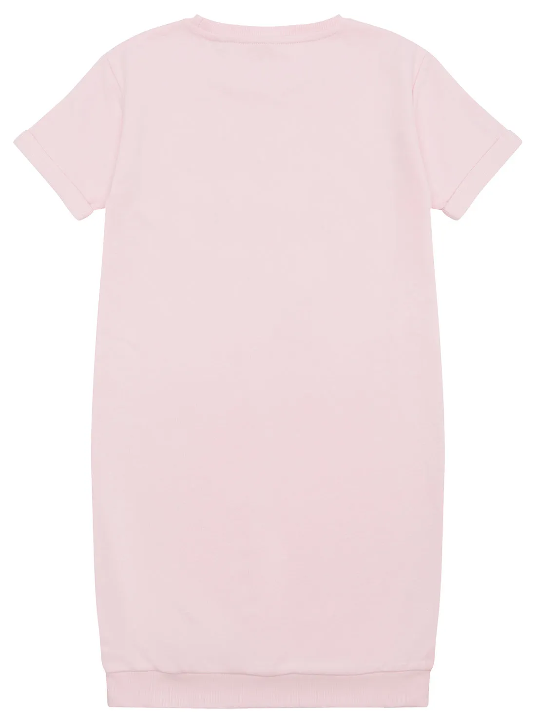 Pink Short Sleeve Active Midi Dress