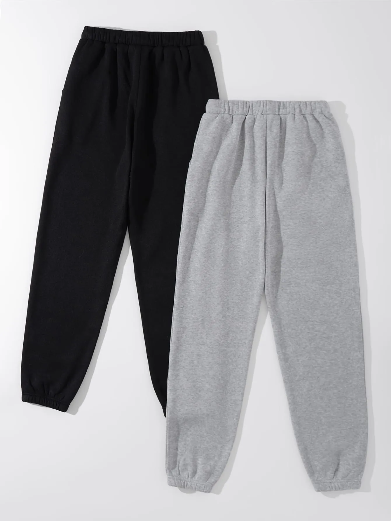 Plain Natural Long Women Sweatpants