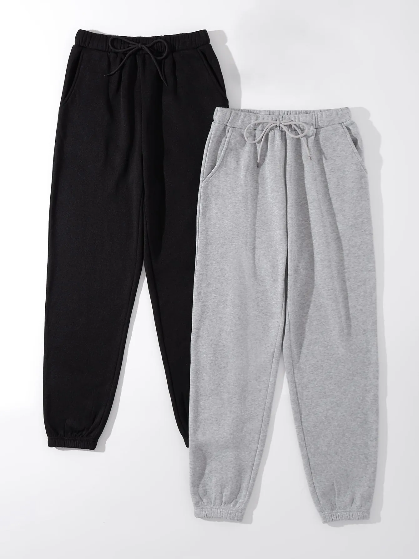 Plain Natural Long Women Sweatpants