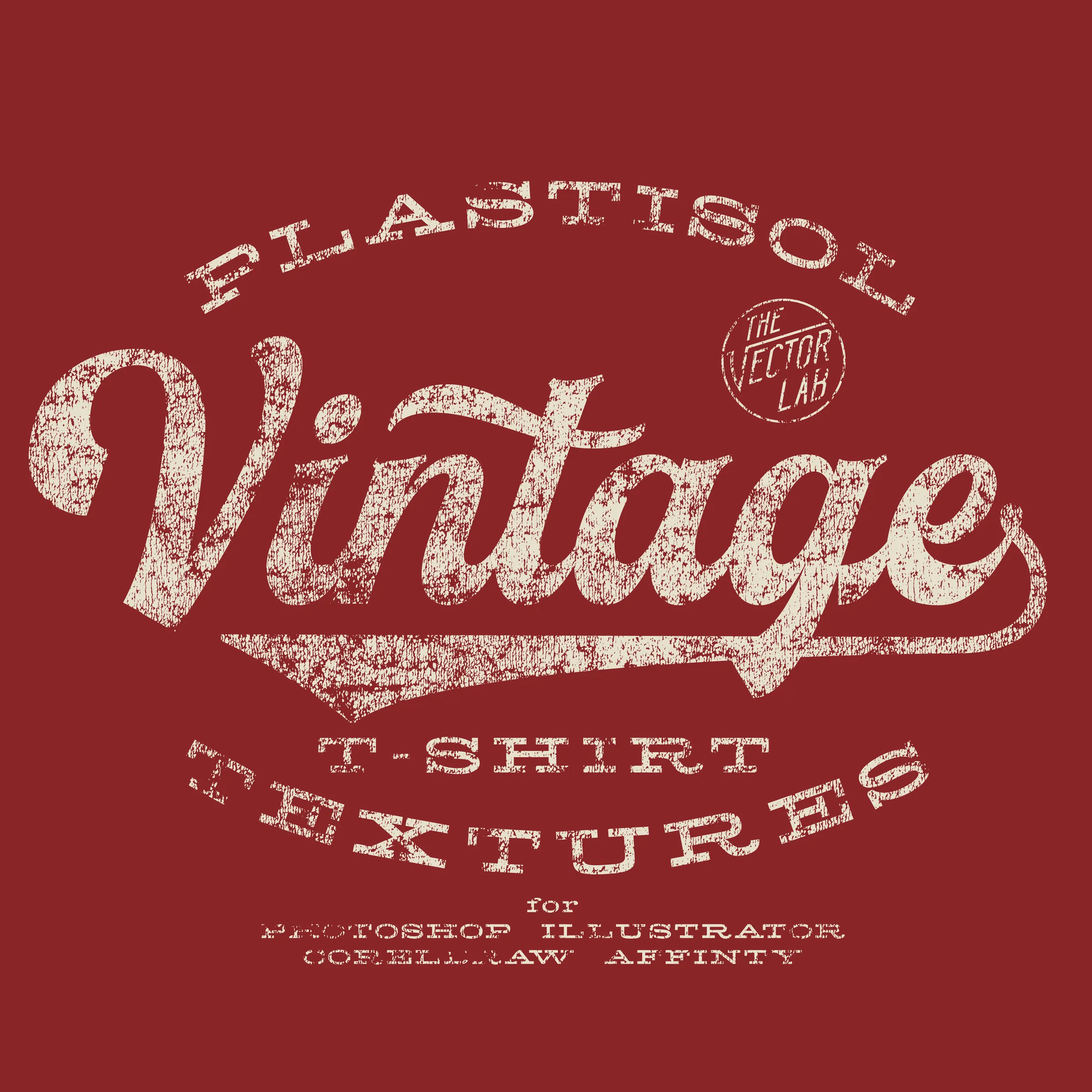 Plastisol 1&2 Bundle: Vintage T-Shirt Textures