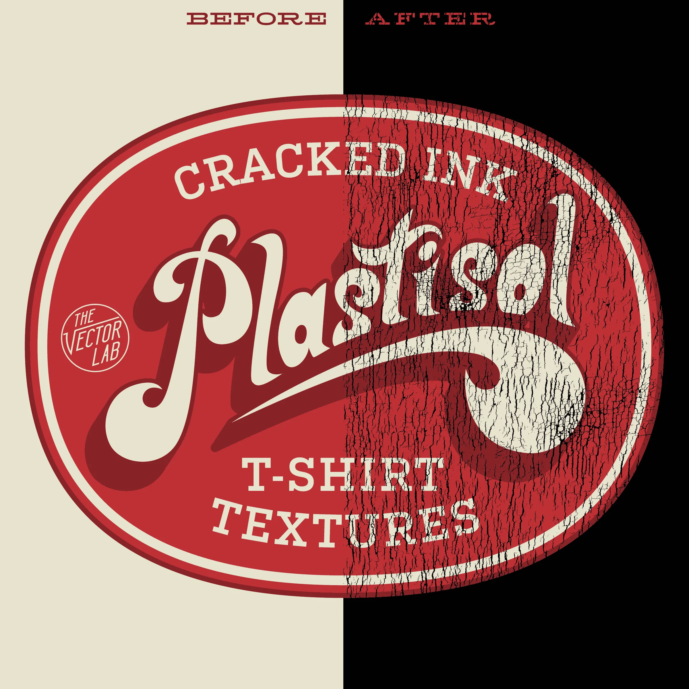 Plastisol 1&2 Bundle: Vintage T-Shirt Textures