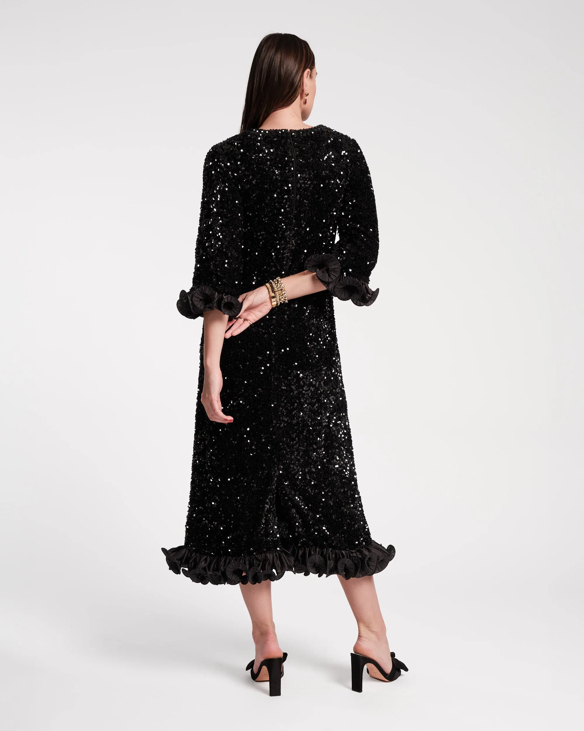 Plaza Sequin Midi Dress