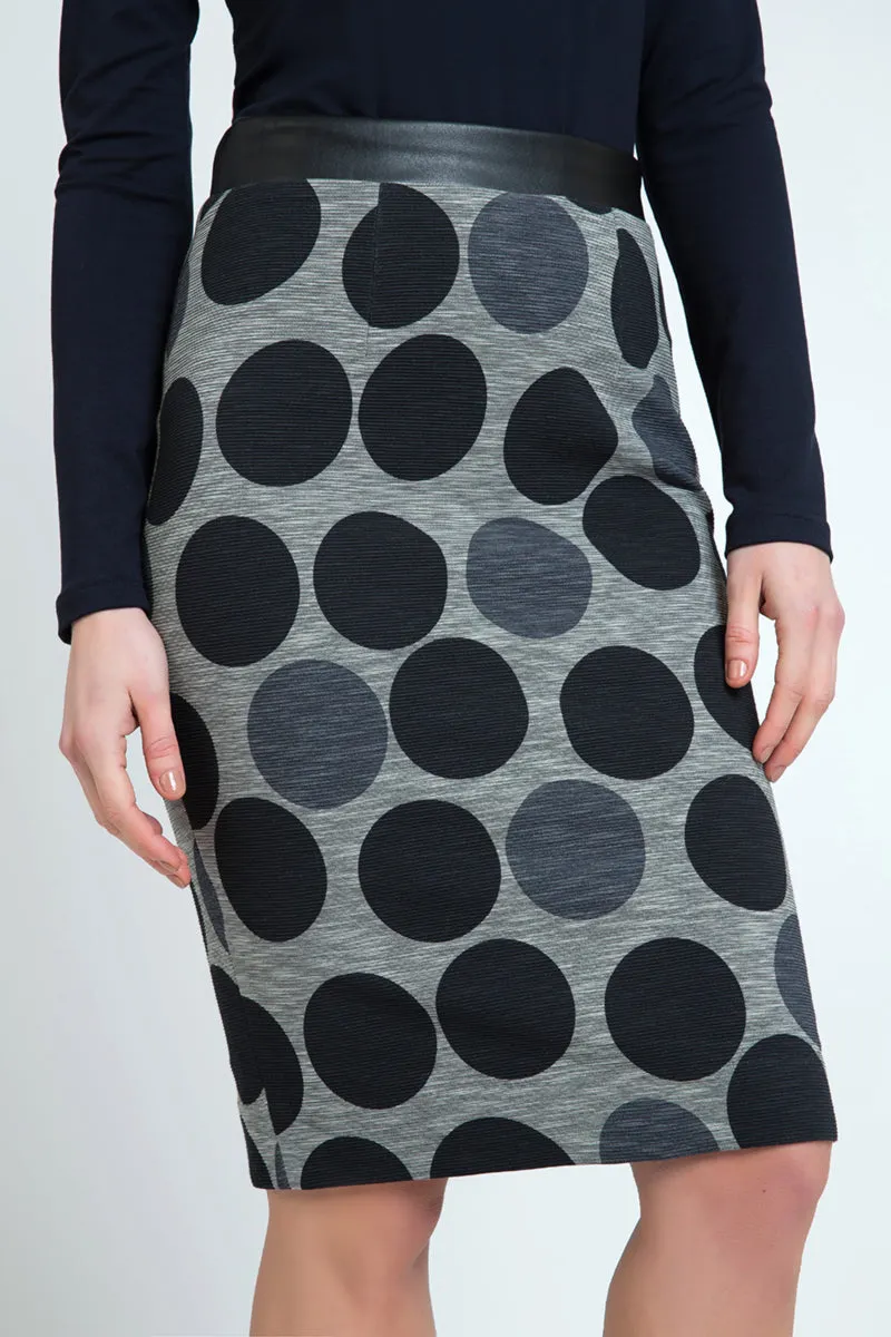 Polka Dot Pencil Skirt