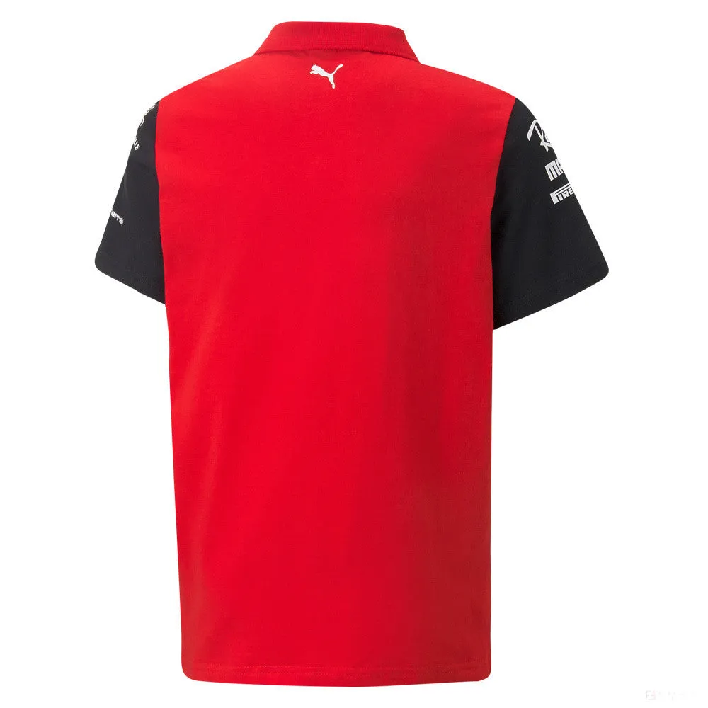 Puma Ferrari Kids Polo, Red, 2022