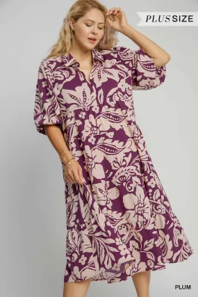 Purple Haze Midi Dress *Regular & Curvy*