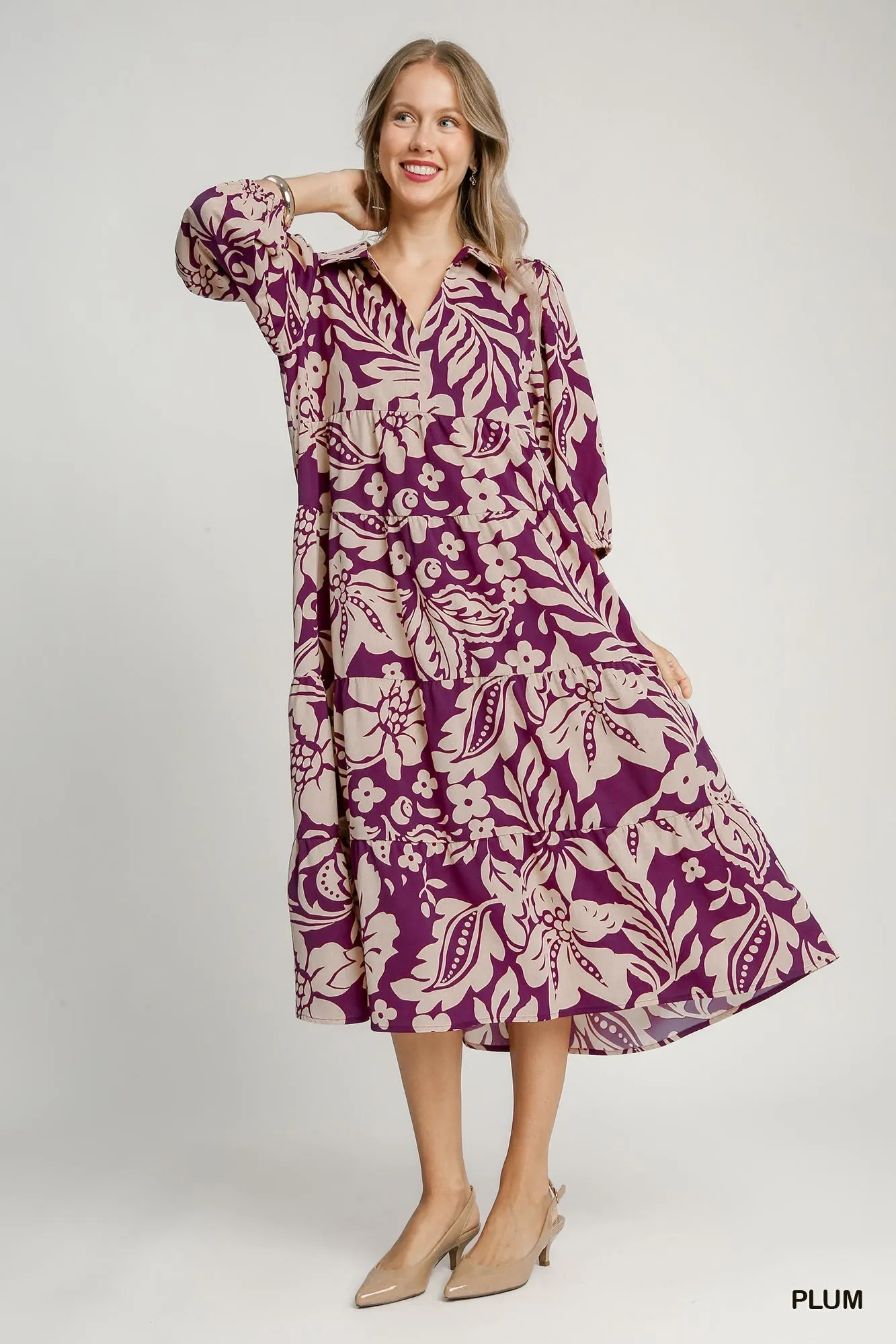 Purple Haze Midi Dress *Regular & Curvy*