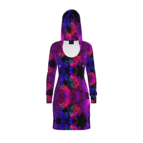 "Chromatic Release" Hoody Dress