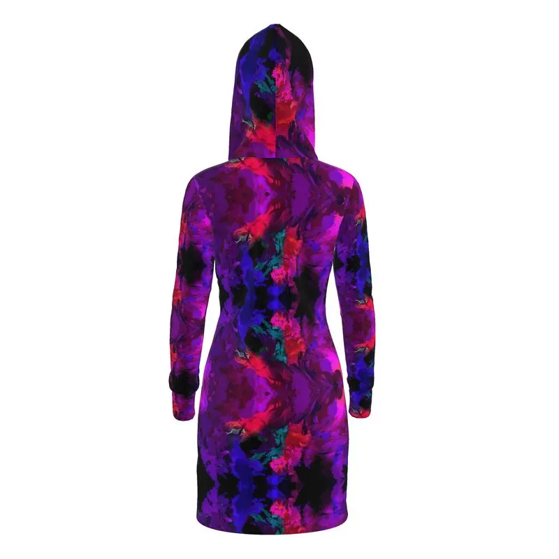 "Chromatic Release" Hoody Dress