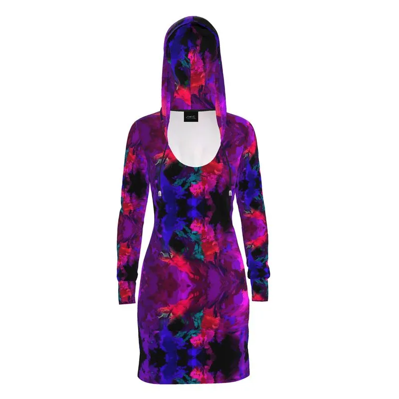 "Chromatic Release" Hoody Dress