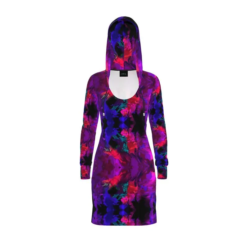 "Chromatic Release" Hoody Dress