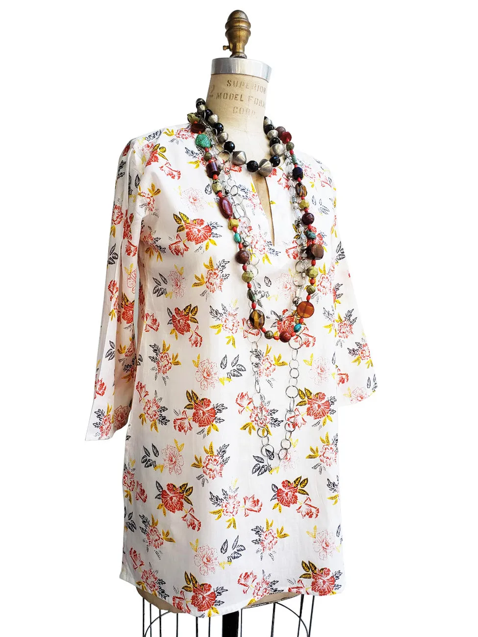 Raja Cotton Tunic Flora Bella