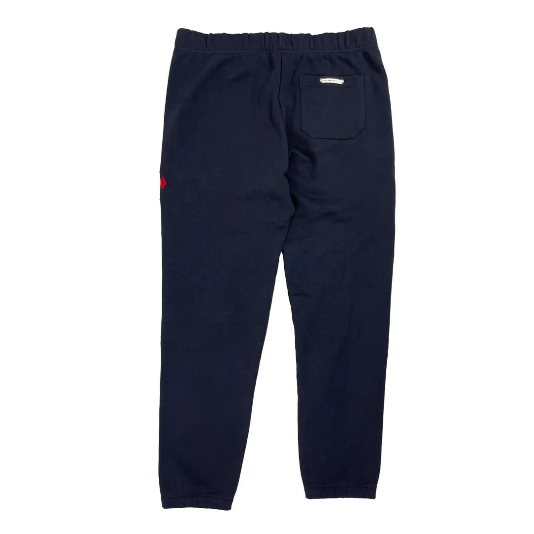 Red Cross Patch Sweatpants - "Paper Jam"