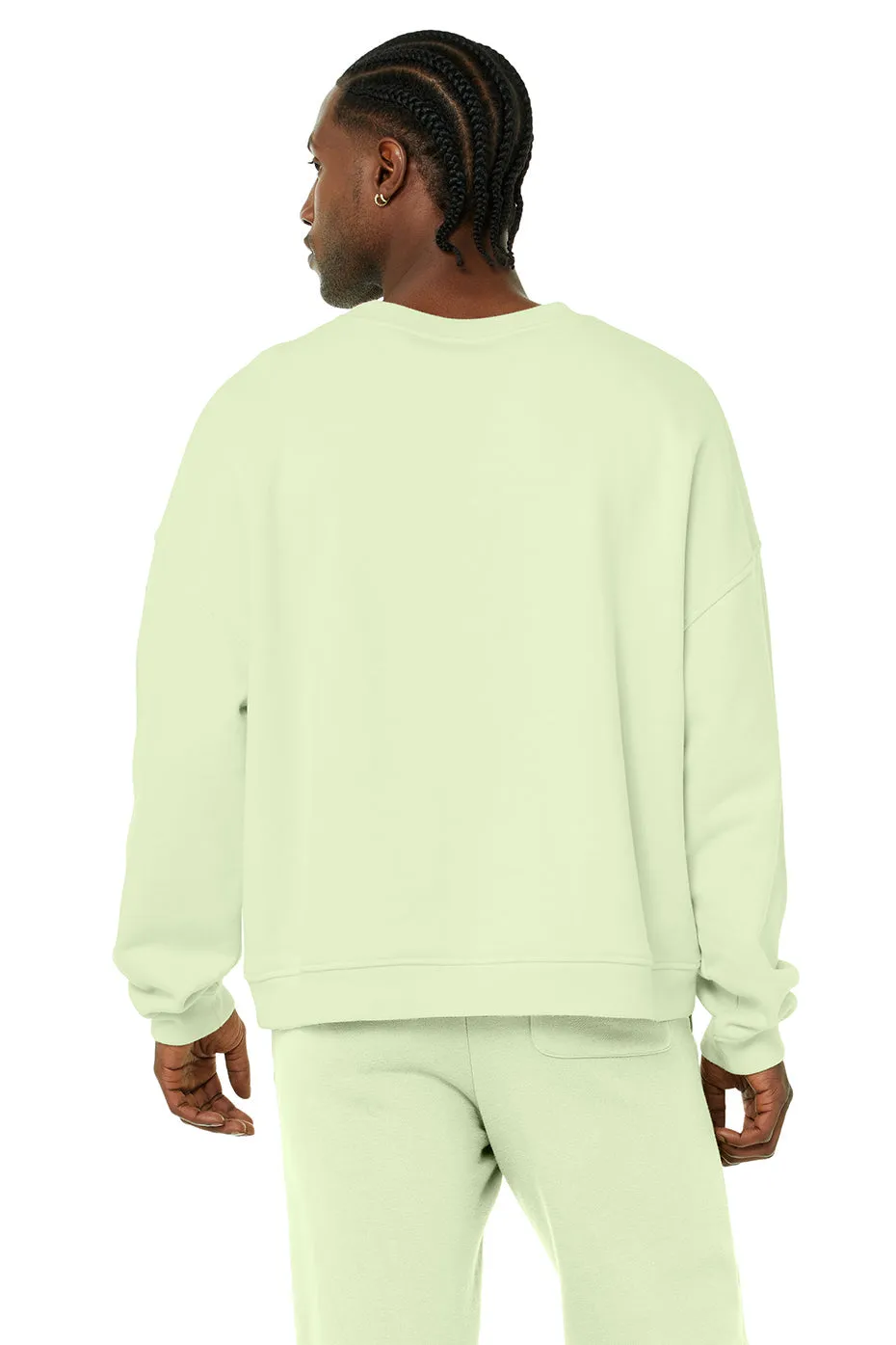 Renown Crew Neck Pullover - Limelight