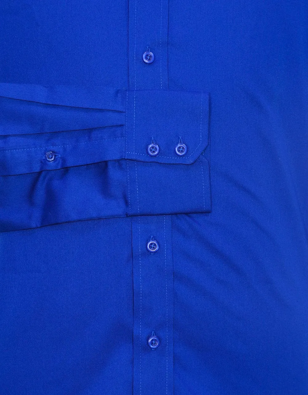 Royal Blue Button Down Collar Shirt