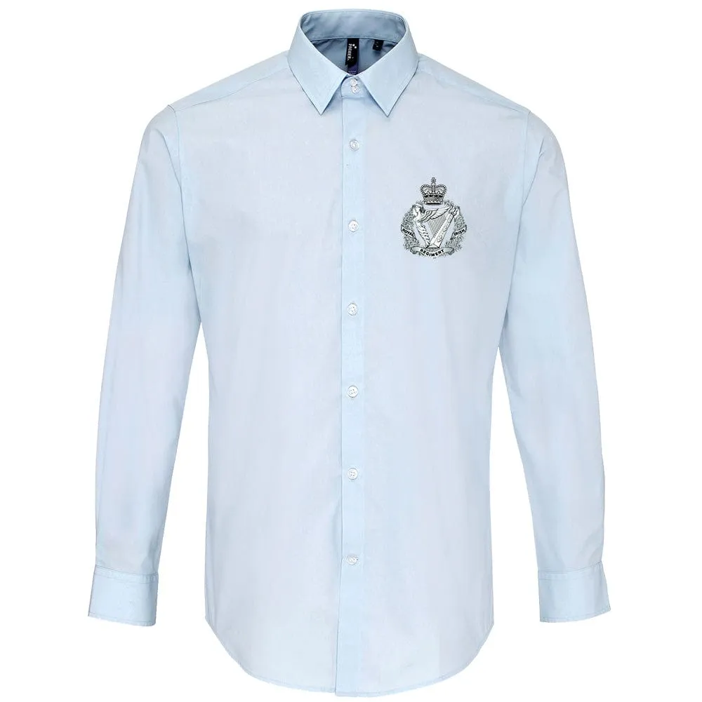 Royal Irish Regiment Embroidered Long Sleeve Oxford Shirt