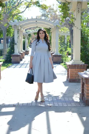 Santorini Gray Dress