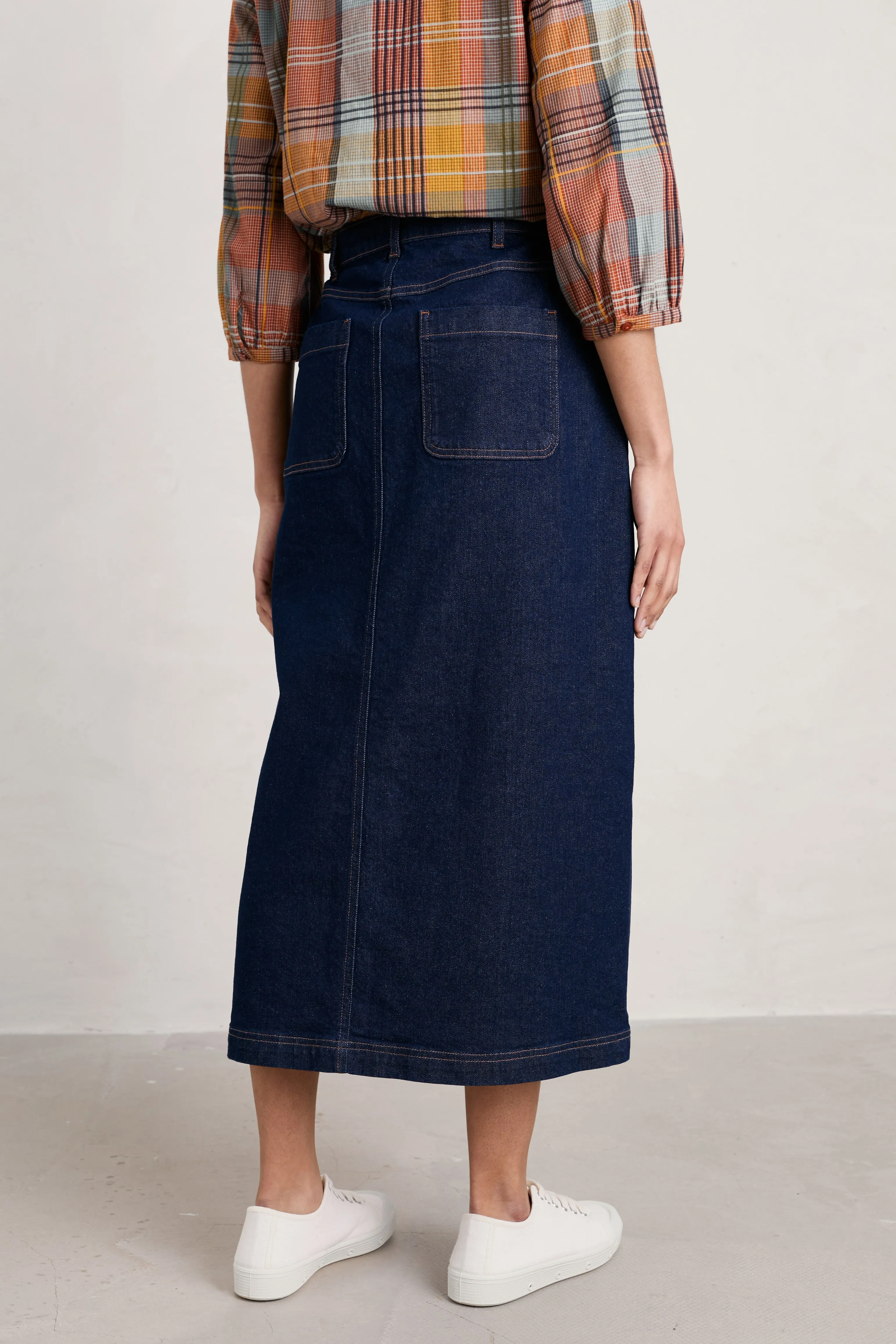 Seasalt Ambrose Skirt - Dark Rinse Wash