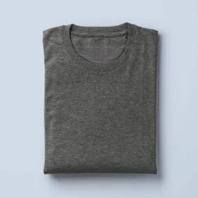 SHORT SLEEVE T SHIRT - Charcoal Gray