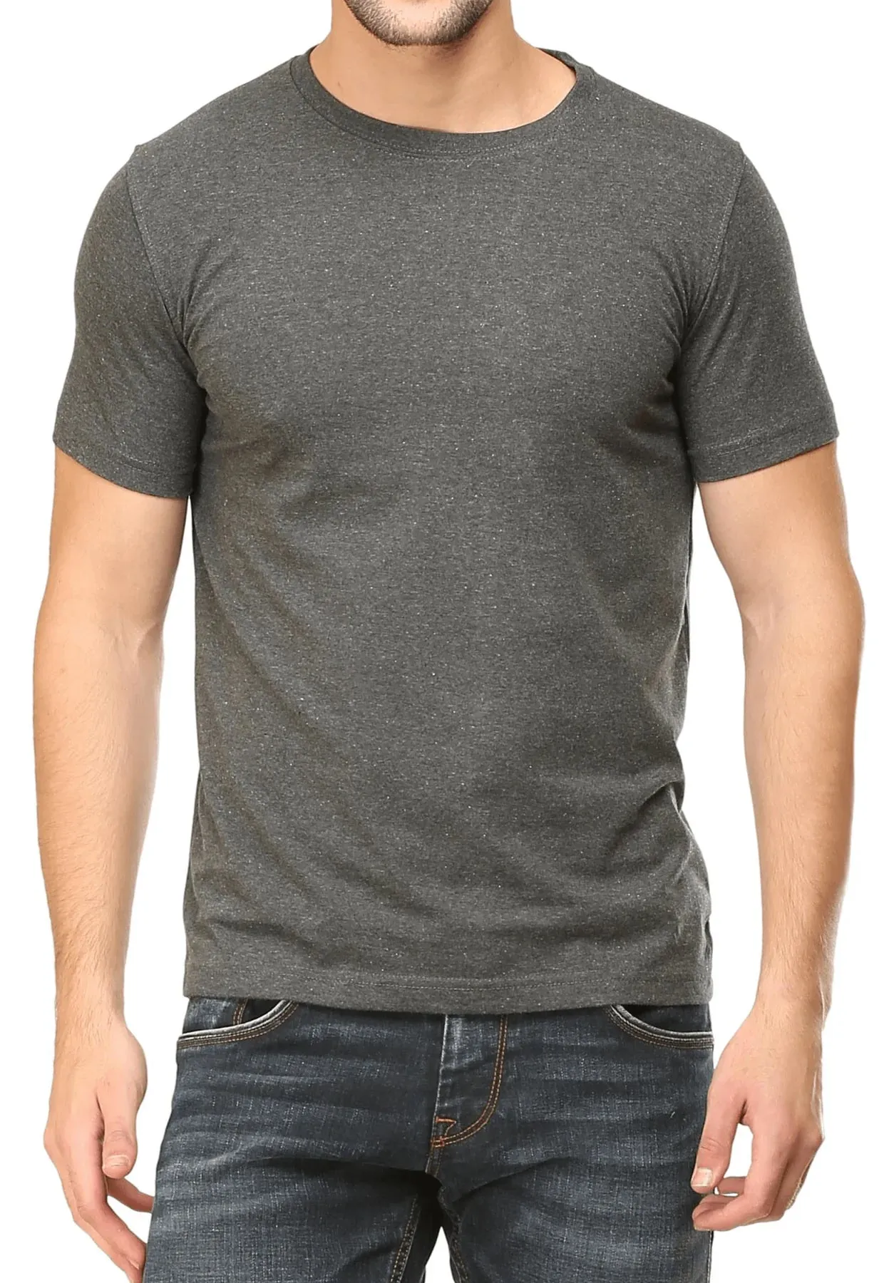 SHORT SLEEVE T SHIRT - Charcoal Gray