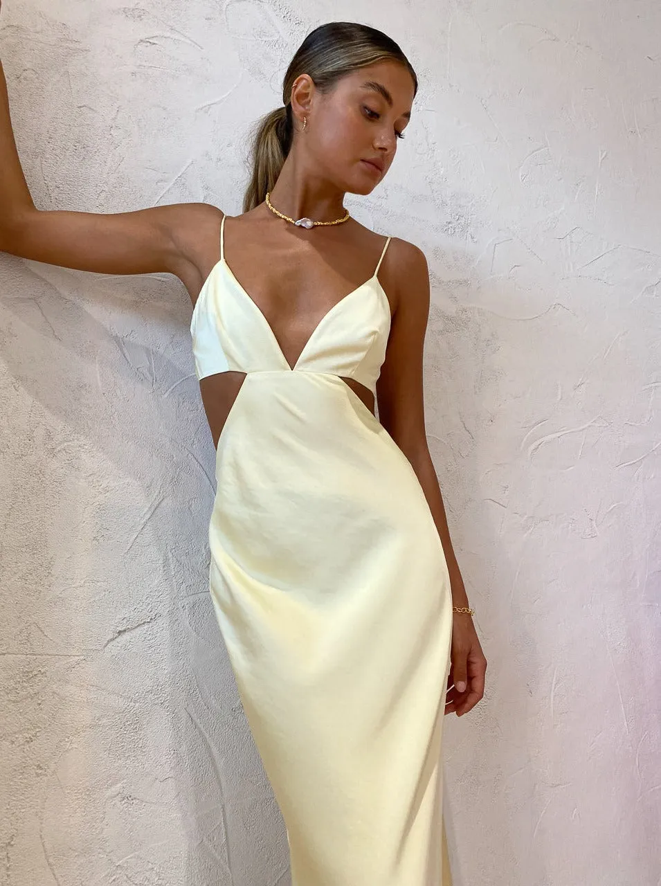 Significant Other Jacy Dress in Butter