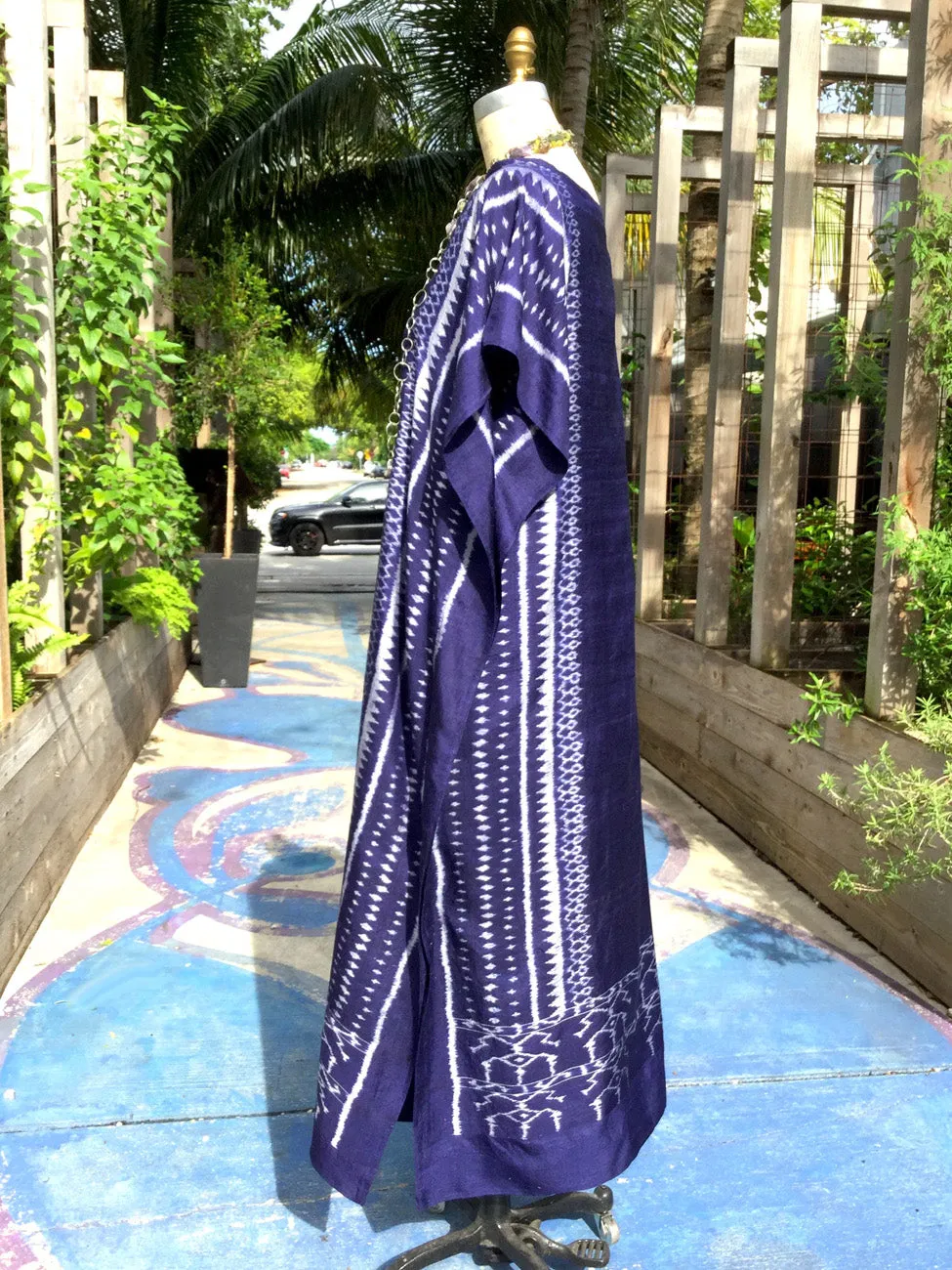 Silk Caftan Almost Famous Collection - Devil in a Blue Dress