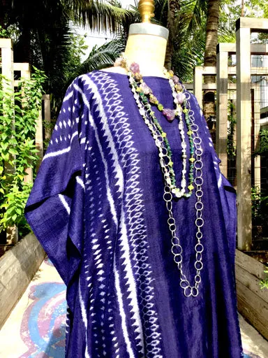 Silk Caftan Almost Famous Collection - Devil in a Blue Dress